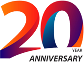 청심 20주년 엠블렘